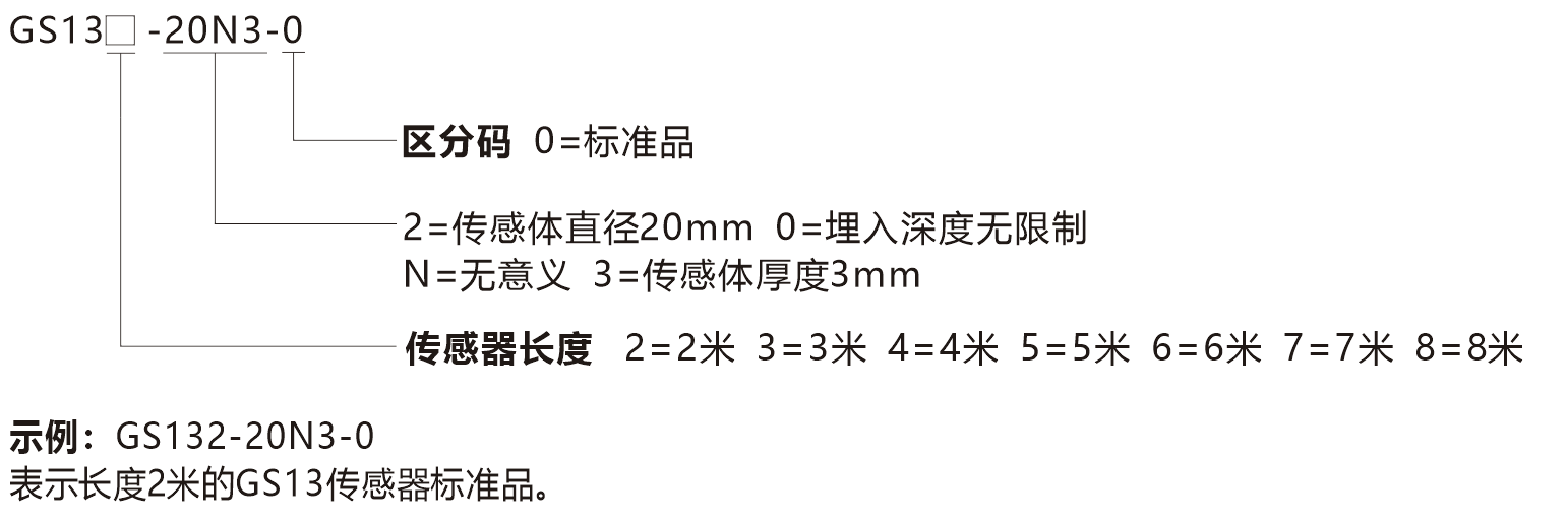 GS13-選型說明